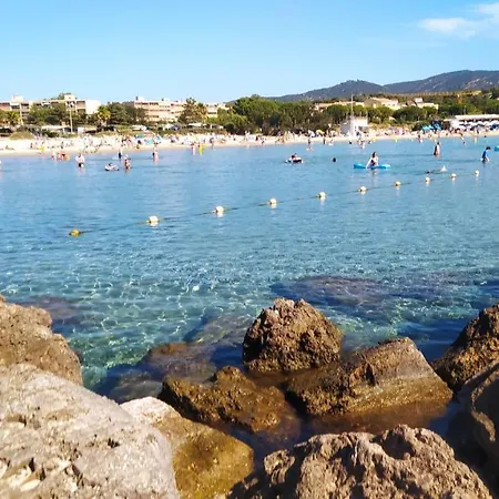 T2 La Faviere, A 150 M De La Mer, Garage, Piscine Apartman